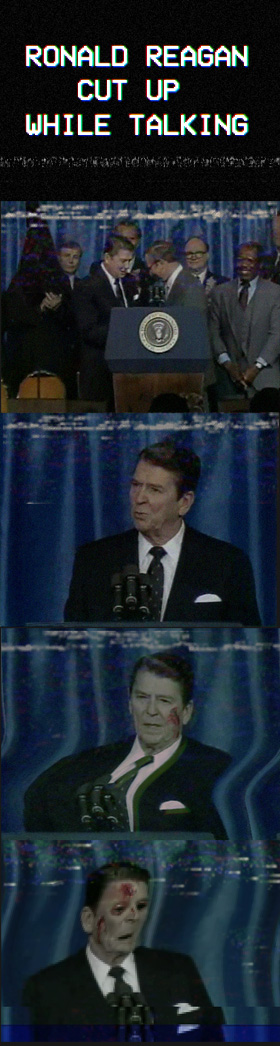SCP-1981 · "RONALD REAGAN CUT UP WHILE TALKING"